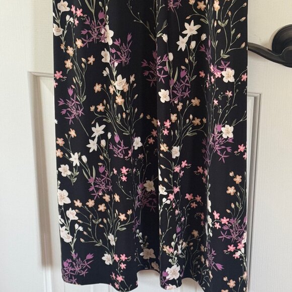 American Living Womens Black Floral Dress Size 8 - Picture 15 of 16